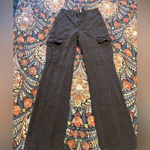 Zara Cargo Straight Leg Jeans